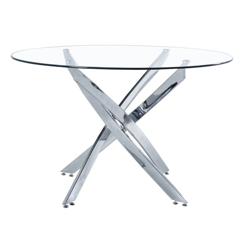 Take Me Home Star Glass Round Dining Table