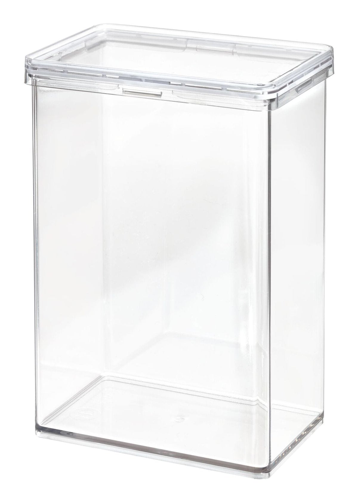 The Home Edit by iDESIGN Clear Stackable Large Canister with Air Tight Lid, 2.37-L