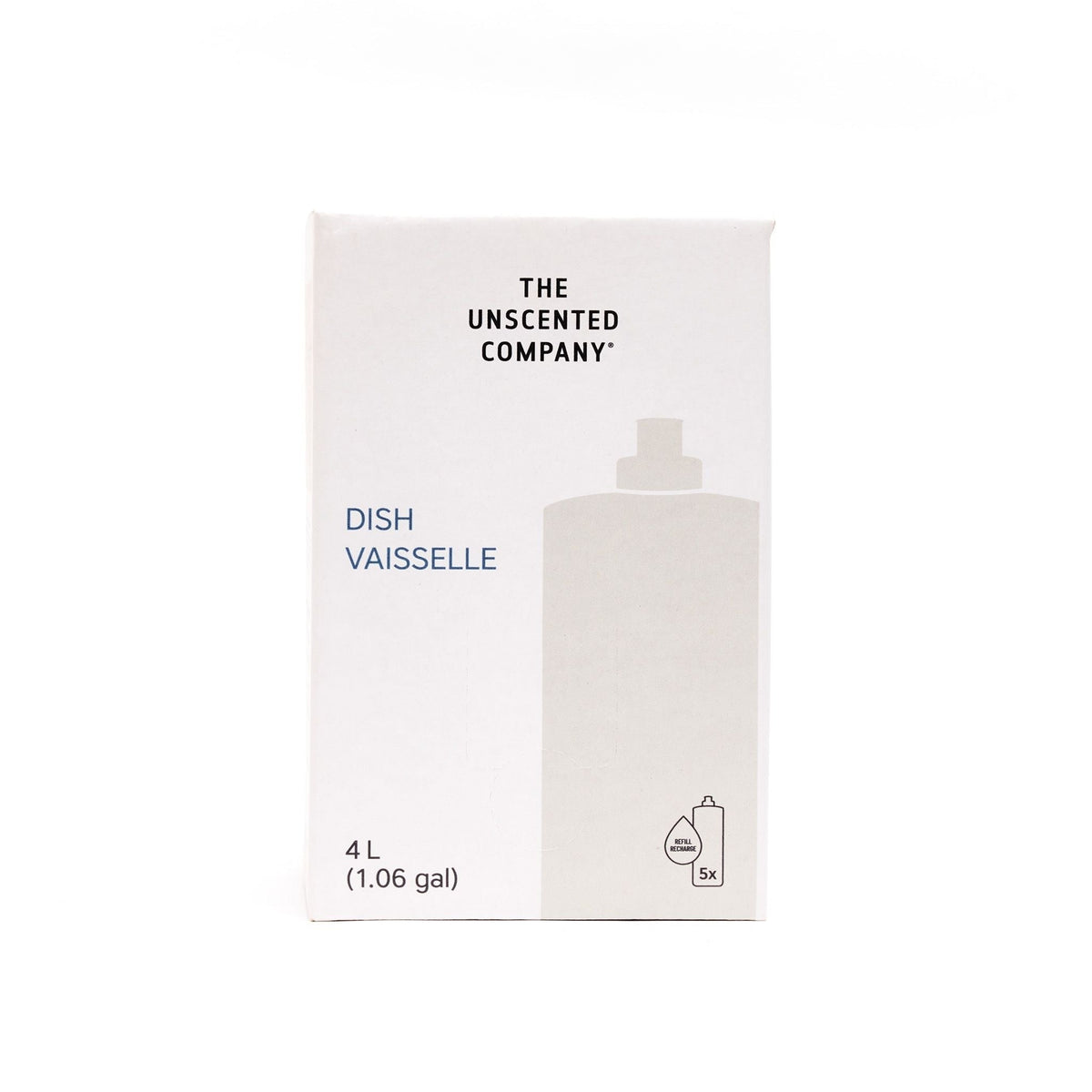 The Unscented Company Liquid Dish Soap, Unscented, 4-L