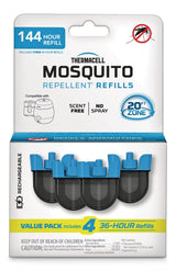 Thermacell E-ZoneGuard Rechargeable Mosquito Repellent Refill 144-Hour Pack