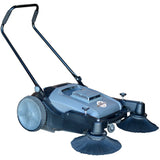 Tomahawk Commercial Push Sweeper & Hard Floor Cleaner, 38-in