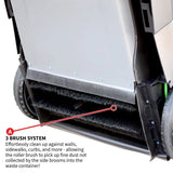 Tomahawk Commercial Push Sweeper & Hard Floor Cleaner, 38-in