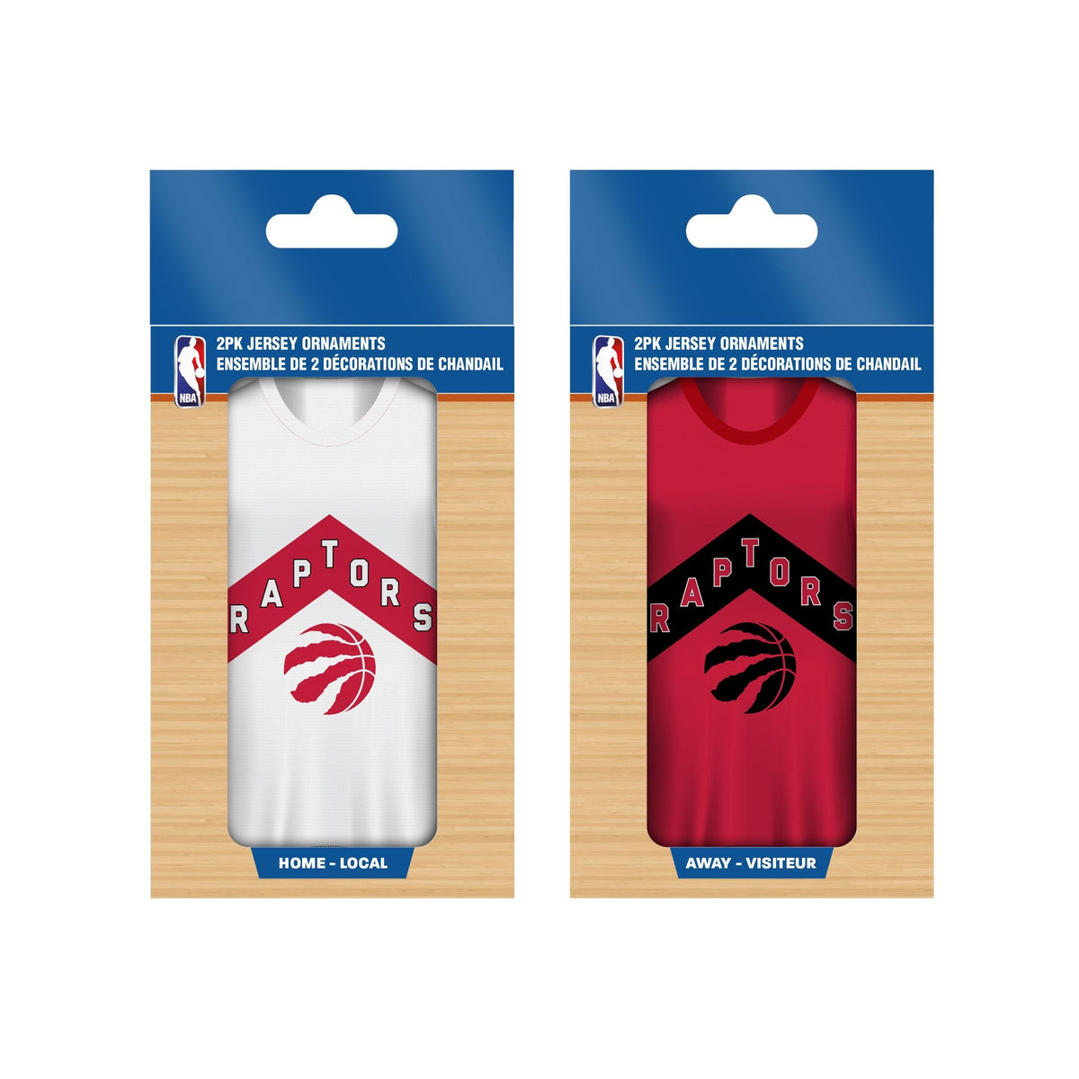 Toronto Raptors Jersey Ornament, 2-Pack