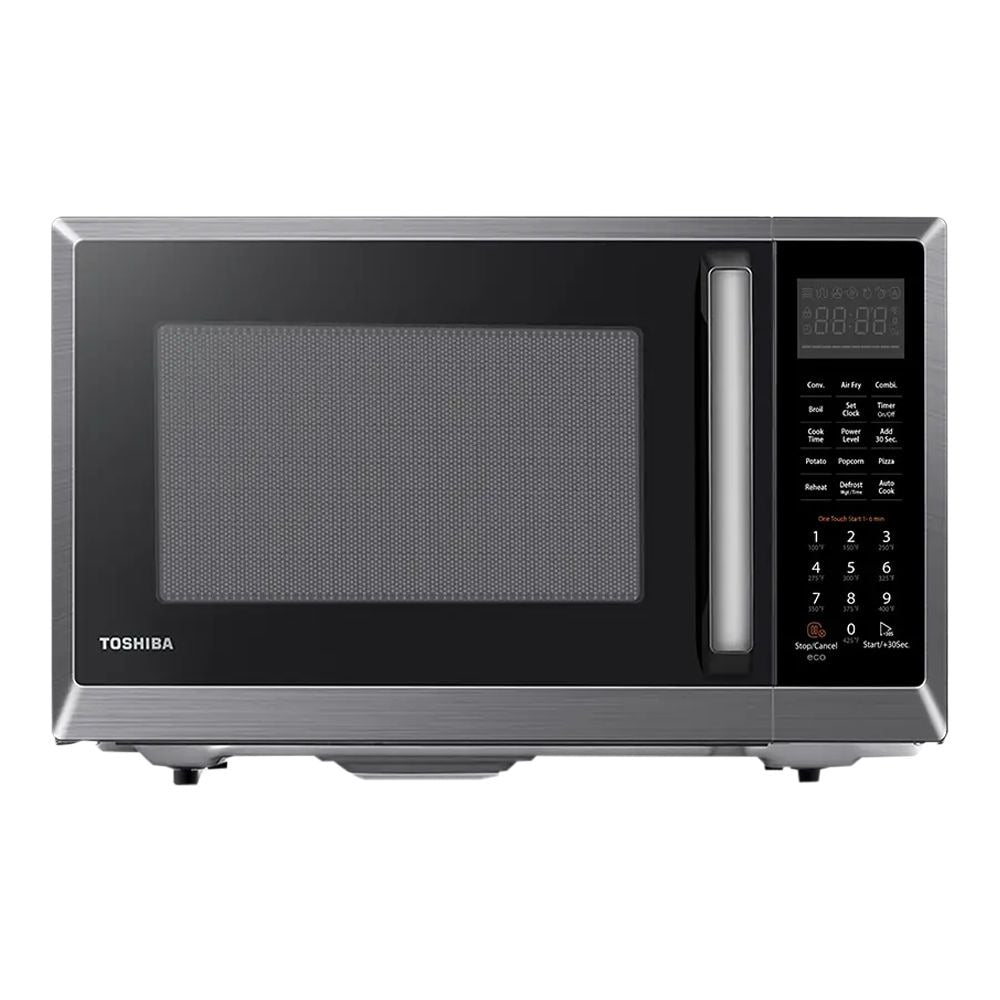 Toshiba Countertop Microwave, Stainless Steel Air Fryer, 1500 W, 1.0-cu-ft