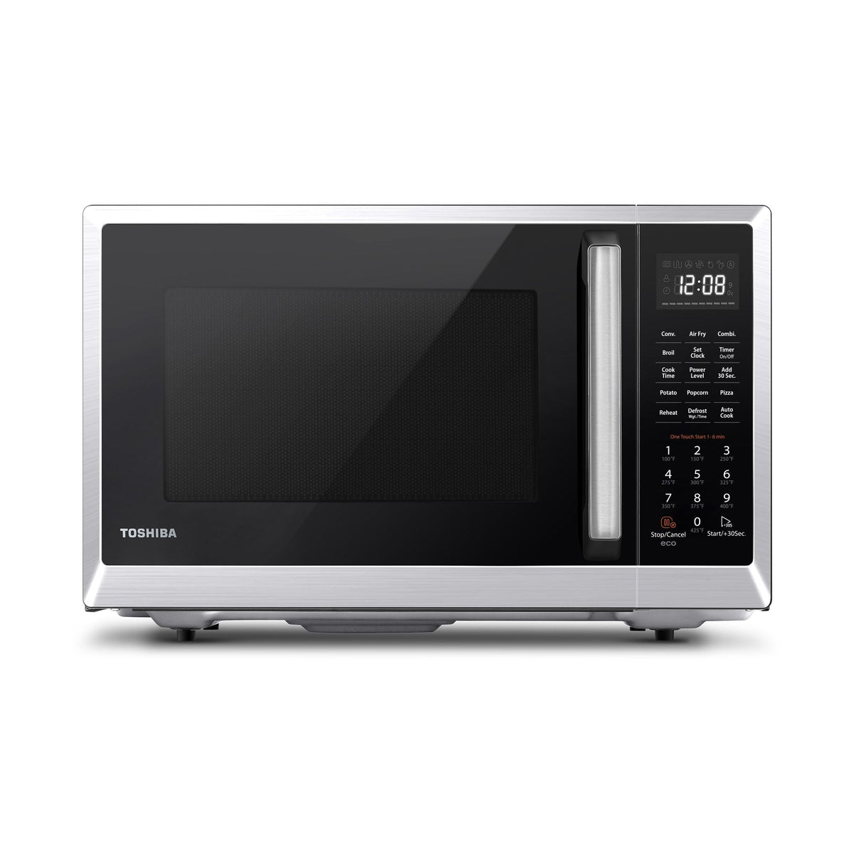 Toshiba Countertop Microwave, Stainless Steel Air Fryer, 1500 W, 1.0-cu-ft