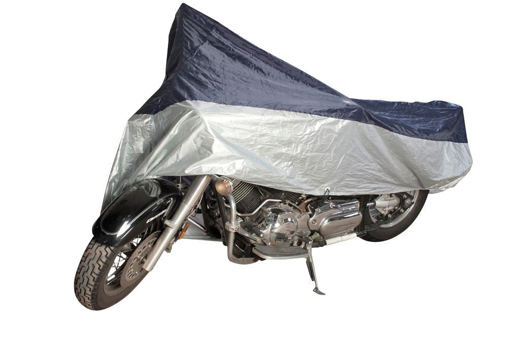 TRIPEL 200 Series Fabric Motorcycle Cover for Water & UV Resistance, Large
