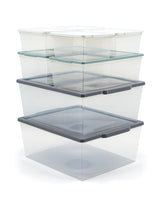 Tuff Store Modbox Modular Storage Bin with Lid, 8-pk