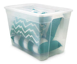 type A Clear Storage Tote, 72-L