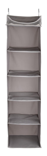 type A Ease 8-Shelf Hanging Closet Organizer, Grey