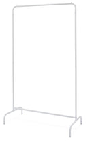 Type A OPP Garment Rack, Easy Assembly, White