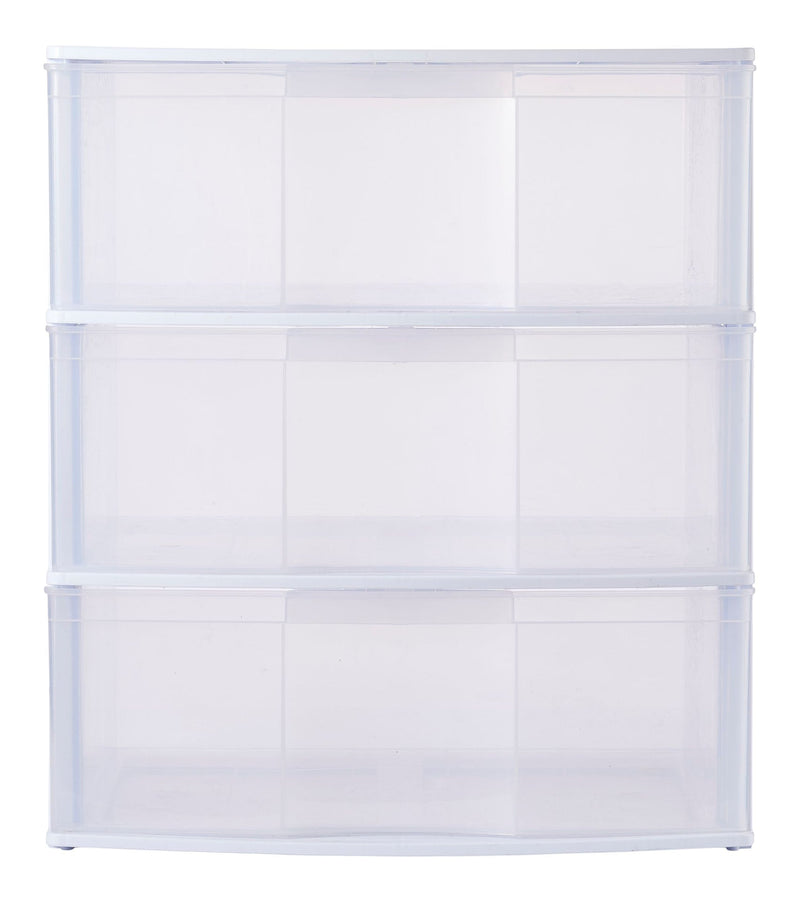 type A Wide 3-Drawer Tower