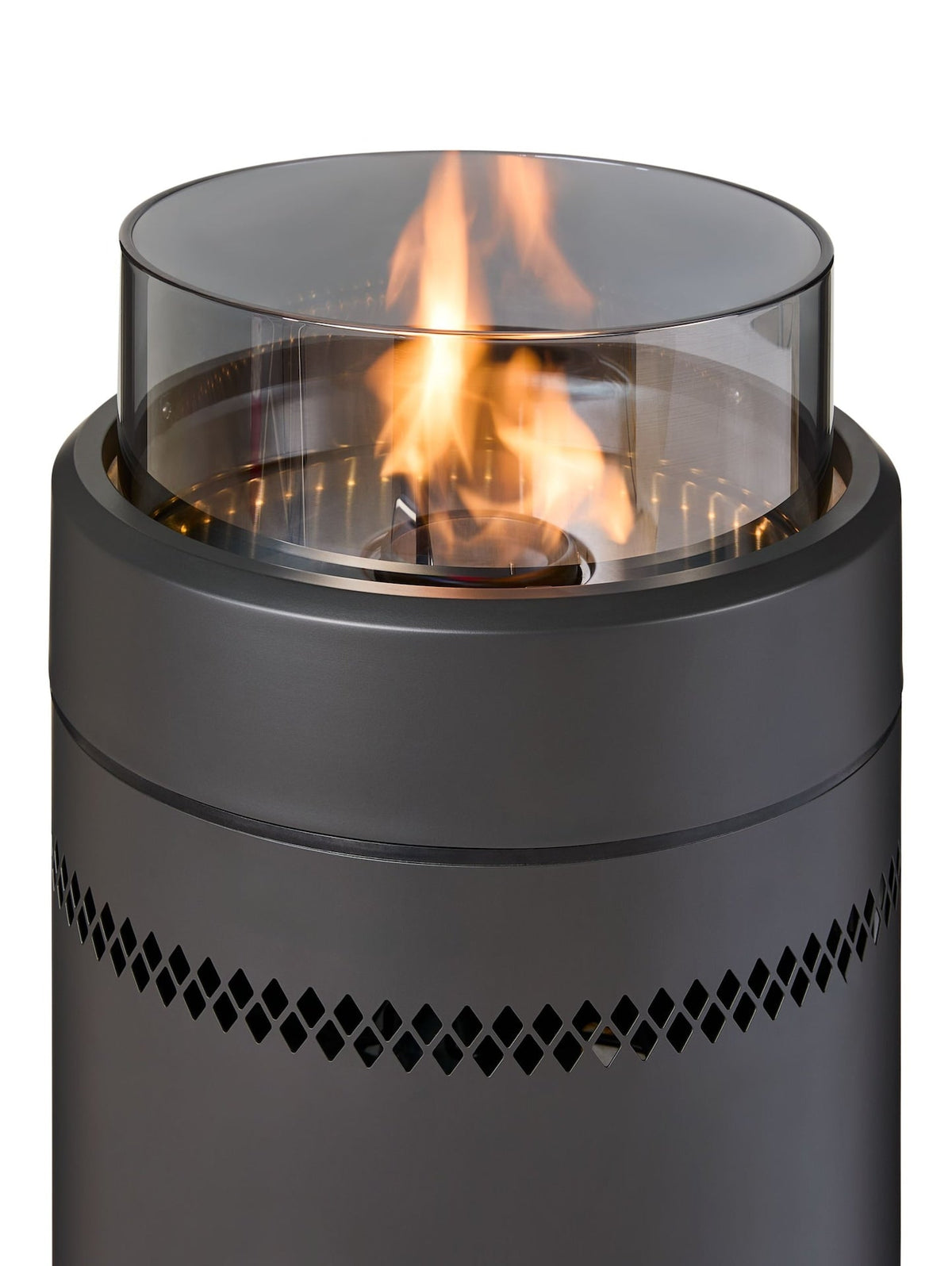 Vermont Castings LP Gas Fire Column with LED Glow Ring