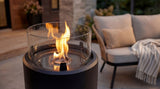 Vermont Castings LP Gas Fire Column with LED Glow Ring