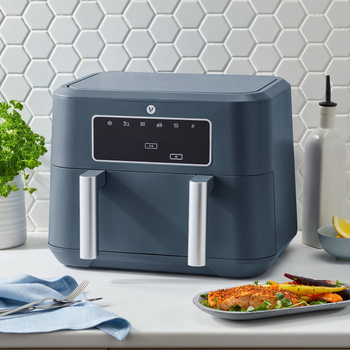 Vida by PADERNO Colour Series 9-qt Trizone Air Fryer, 9-qt
