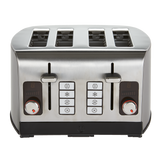 Vida by PADERNO Digital Stainless Steel Toaster, 4-Slice