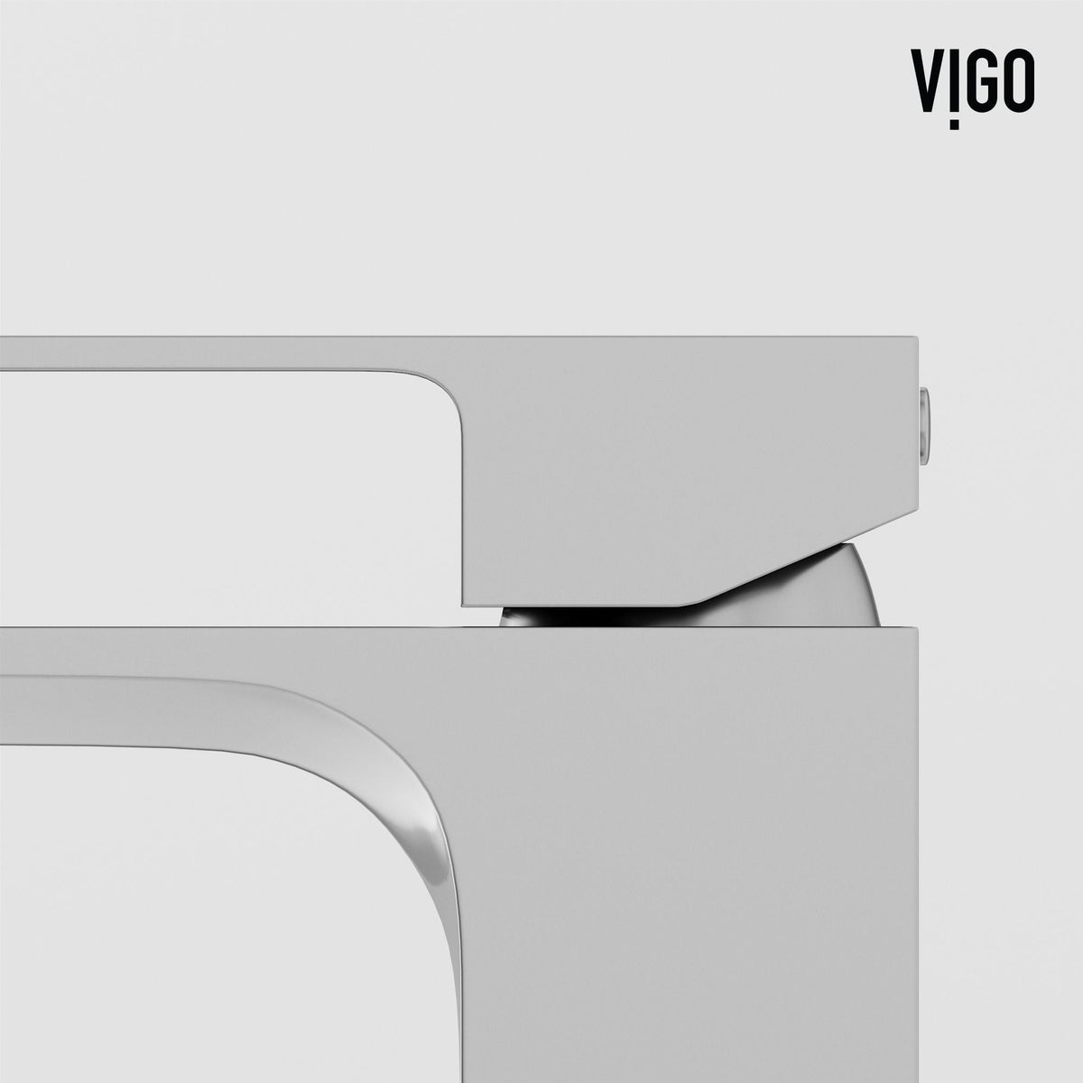 VIGO Duomo Gothic ConcretoStone Grey Bathroom Sink/Basin Set with Dunn Faucet and Rectangular Vessel