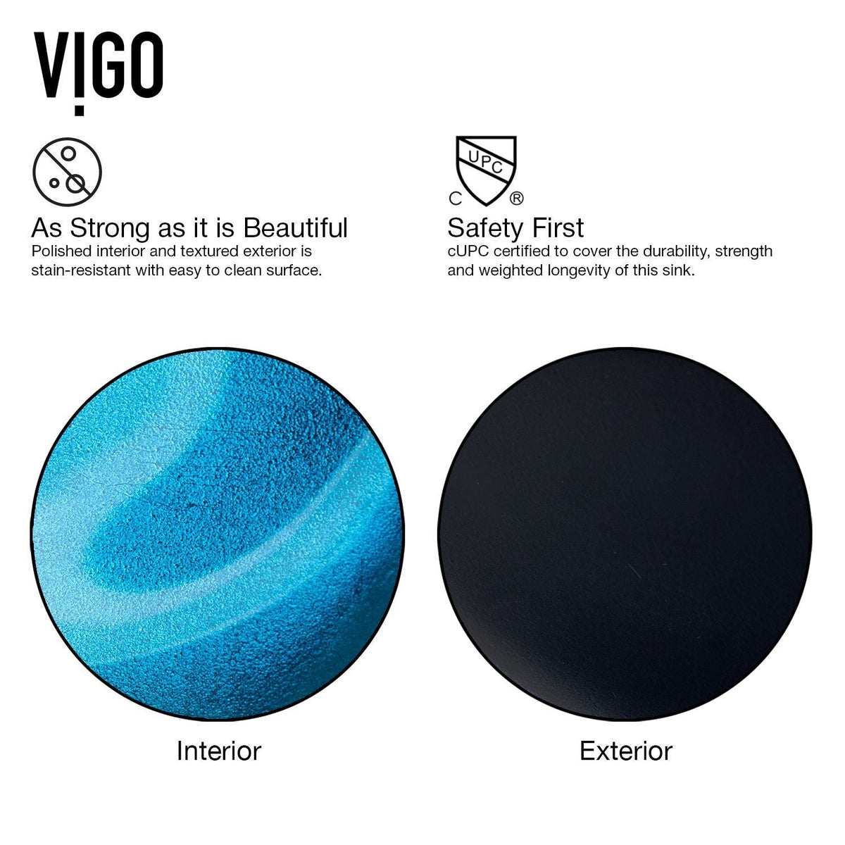 VIGO Glass Turquoise Water Bathroom Sink/Basin Set with Niko Faucet and Rectangular Vessel