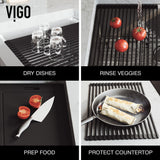 VIGO Oxford 1-Bowl Stainless Steel Apron Front Farmhouse Kitchen Sink with Accessories, 30-in