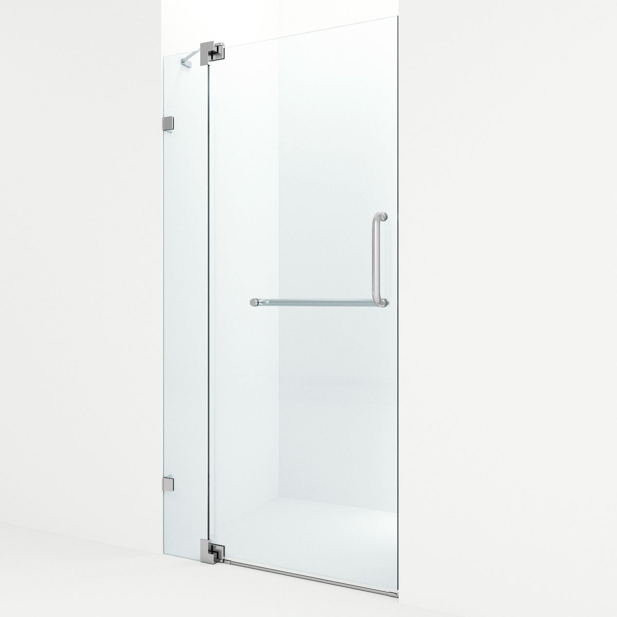 VIGO Pirouette Clear Shower Door, 42-in x 72-in