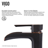 VIGO Russet Glass 18-in Red/Brown Bathroom Sink/Basin Set with Niko Faucet and Rectangular Vessel