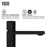 VIGO Sottile MatteShell Amber Bathroom Sink/Basin Set with Gotham Faucet and Glass Vessel