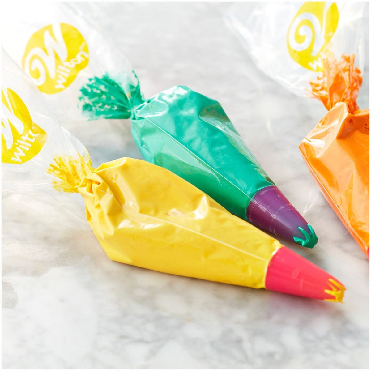 Wilton Disposable Piping Decorating Bag Tip Fuse, Clear, 6-pk, for Baking/Cake Decoration