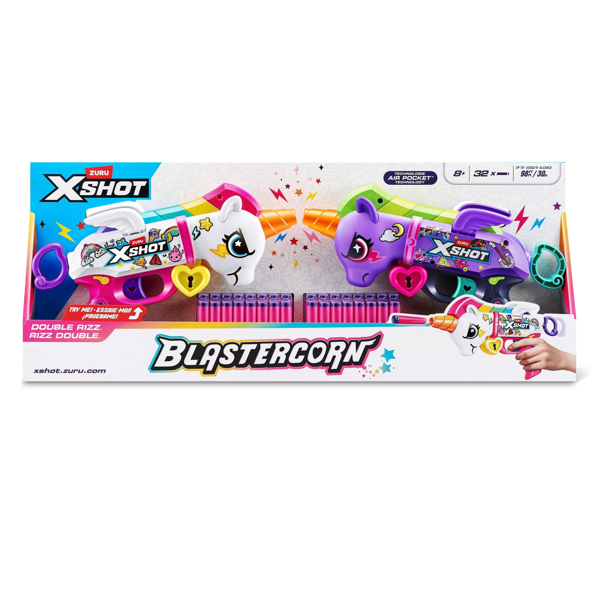 Xshot Blastercorn Series 1 Unicorn Blaster 2pk