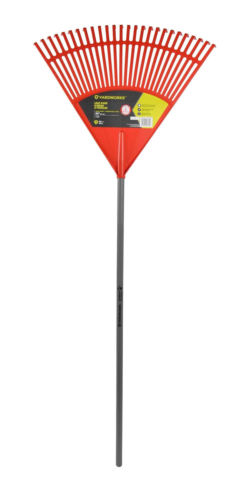 Yardworks Jumpstart Rake, Lightweight, 24-in