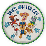 Zak Designs Paw Patrol Bamboo Fibre Plate, 8-in