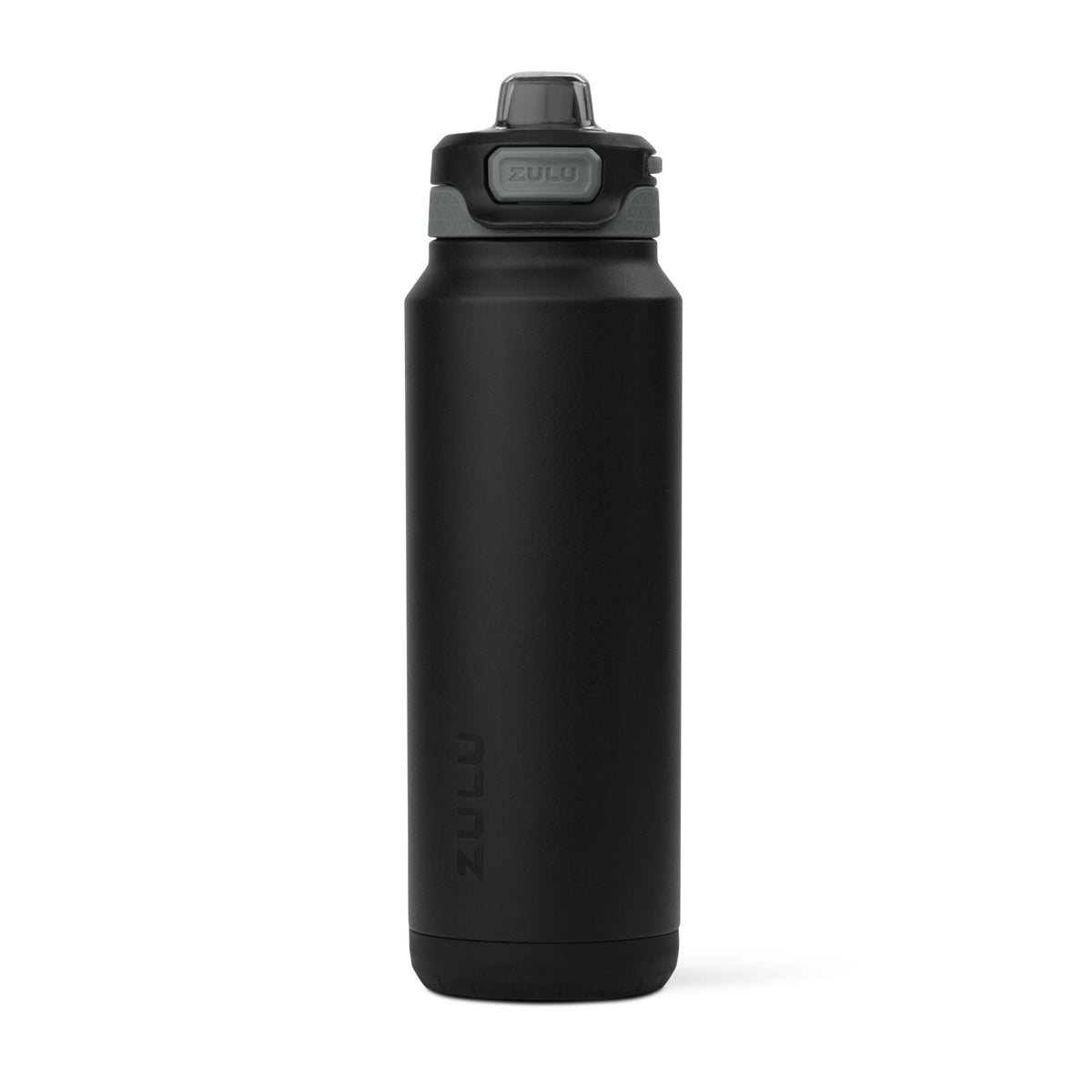 Zulu Powerfill Pro Vacuum Insulated Stainless Steel Bottle, 32-oz, Black, with Quick Fill Lid